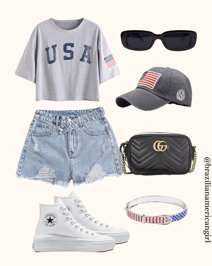 casual 4th of july outfit idea