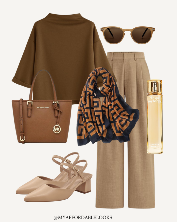 chocolate brown outfit ideas